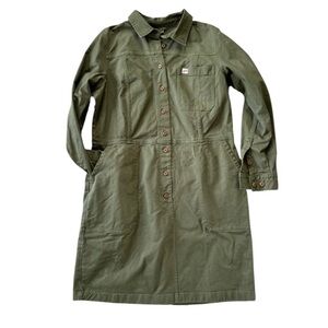 Duluth Trading Co Women's Makers Studio Dress Green size XXL